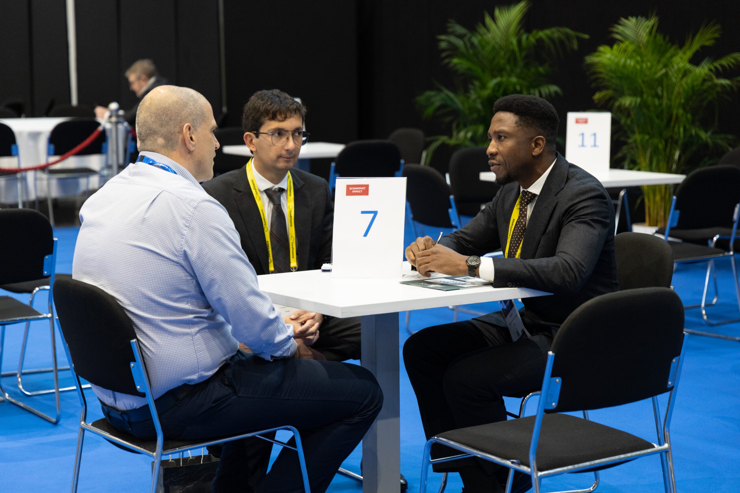 A professional 1:1 networking environment designed for senior treasurers and solution providers at EuroFinance 2026.