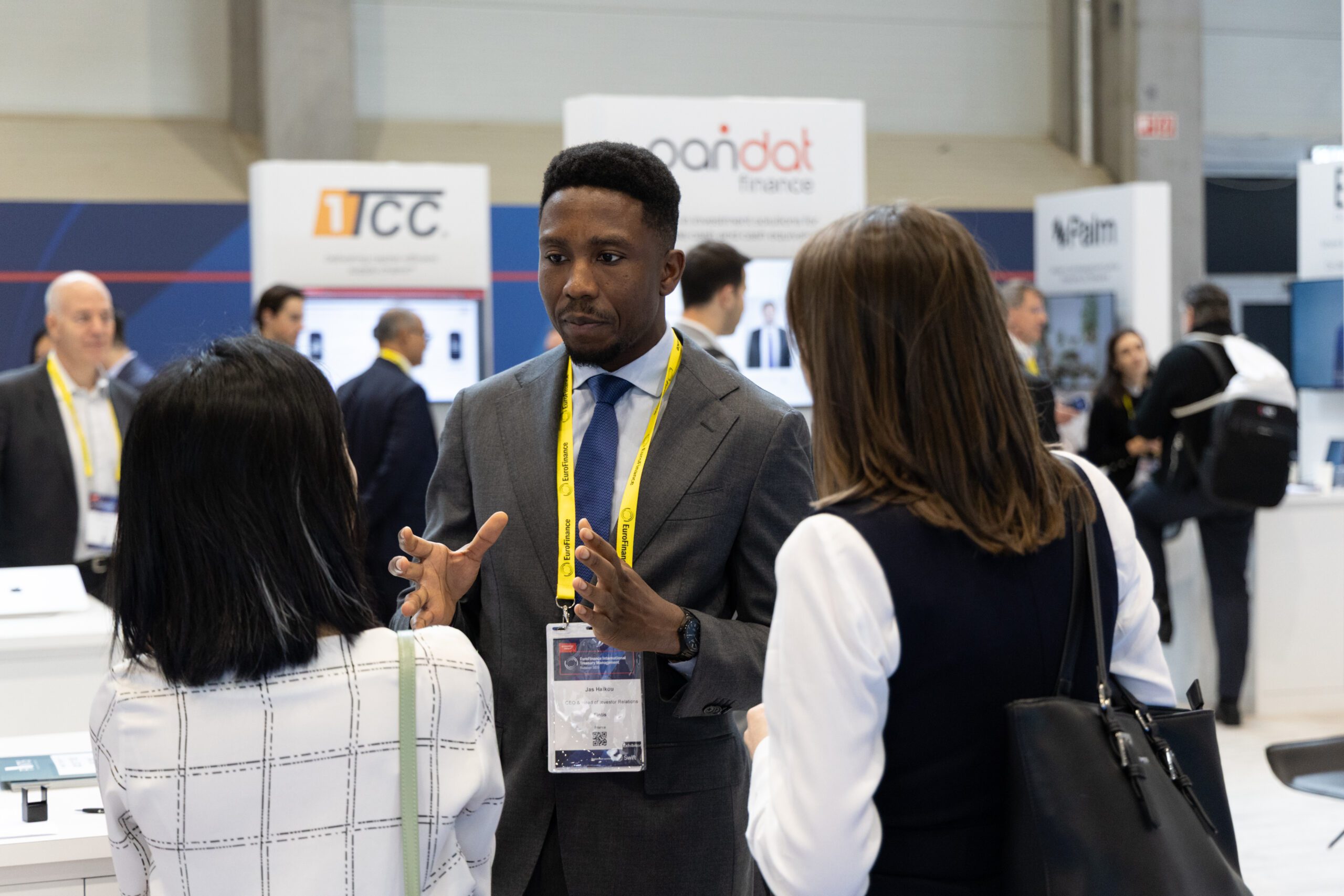 Agile fintech innovators showcasing connectivity and efficiency solutions at the EuroFinance 2026 Innovation Hub.