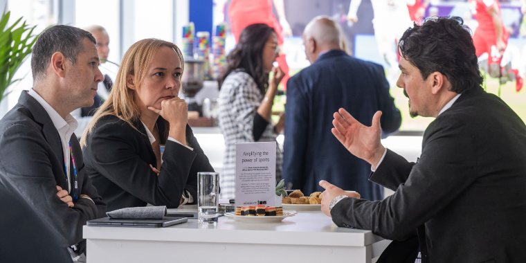 Treasurers engaging in high-value, curated 1:1 business meetings at EuroFinance 2026 in Barcelona.