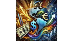 DALL·E 2024 09 11 11.41.04 A more dynamic design representing FX risk management in Latin American markets. The image features global currency symbols like the dollar, euro, and