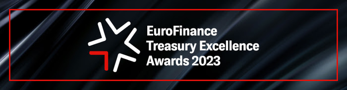 EuroFinance Treasury Awards for Excellence Awards banner