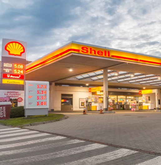 Shell station e